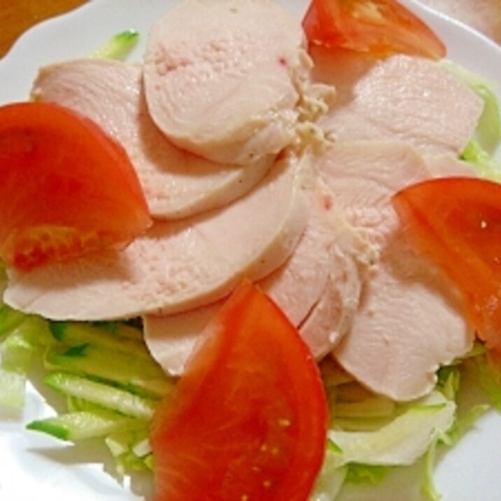 簡単☆　鶏胸肉でしっとりハム